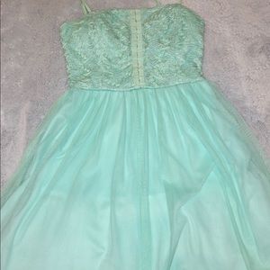 Seafoam green prom/homecoming dress